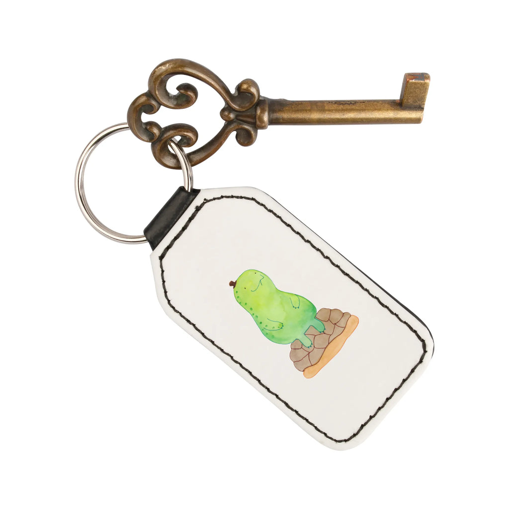 Rectangular key ring tortoise Break keychain, key ring, bag pendant, pendant, lucky charm, turtle, tortoise, reptile, ancient creature, cute, sweet, gift, gift ideas, birthday gift, illustrated, funny, turtle gift items, funny turtle gifts, pet turtles, mom, best friend, sister or daughter, turtle lover, Turtle, decelerate, mindful