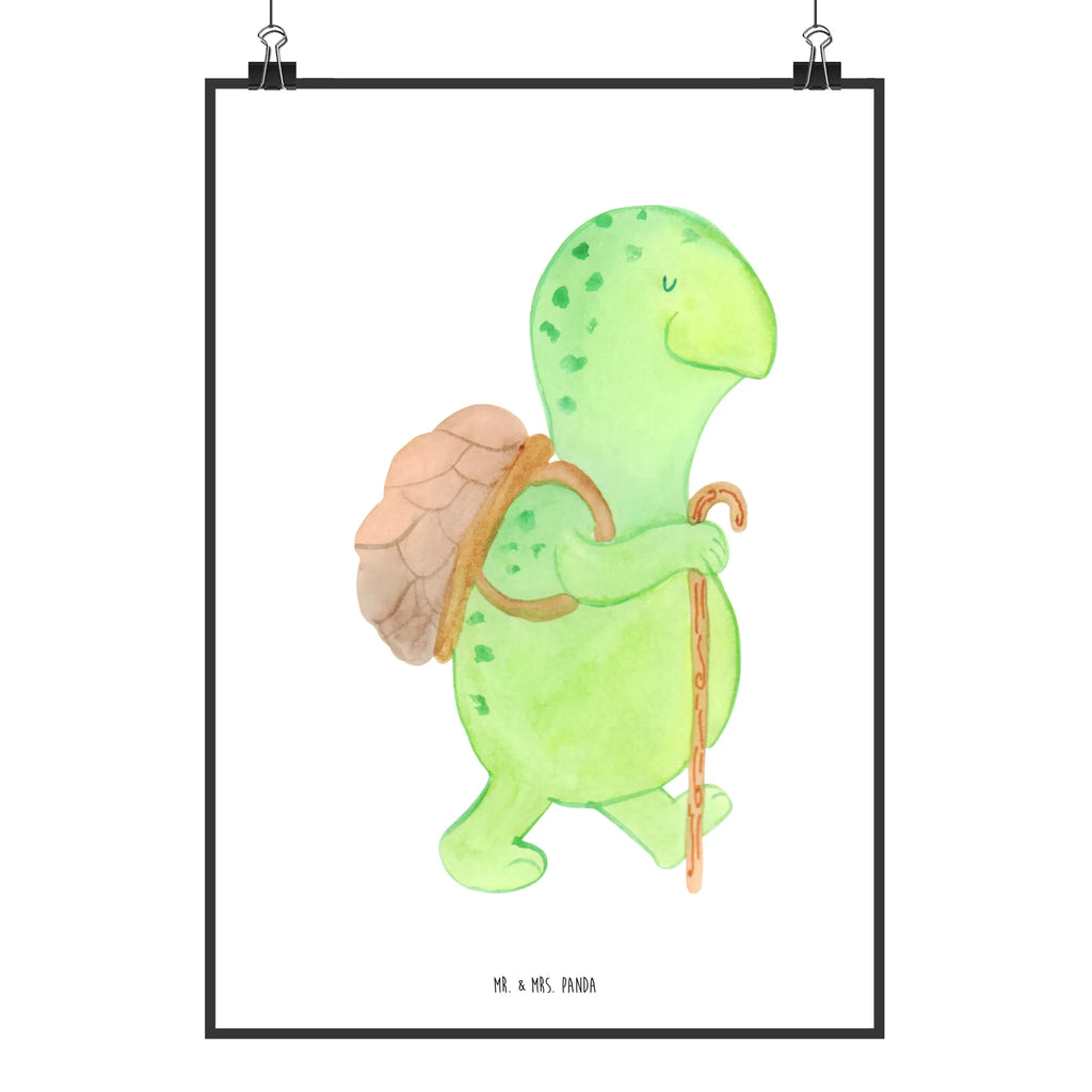 Poster tortoise walker Kunstdruck, Designposter, Mr. & Mrs. Panda Poster, Kinderposter, Wandposter, Wanddeko, Wanddeko Bild, Posterdruck, Handgemaltes Poster, Poster, Bild, Raumdekoration, Küchenposter, Wanddekoration, Schildkröte, Motivationssprüche, Neuanfang, Motivation, Schildkröten, Motivationsspruch
