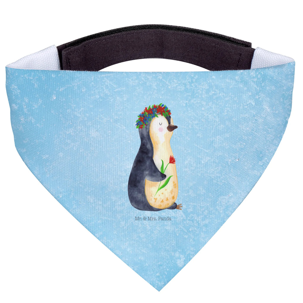 Hundehalstuch Pinguin Blumen Hunde, Mittel, Mittelgroße Hunde, Tuch, Halstuch, Hundehalstuch, Pinguin, Wünsche, Blumenkranz, Geschenkidee, Universum, Ziele, Lebenslust, Pinguine, Liebeskummer, Motivation, Leben, Lebensziele