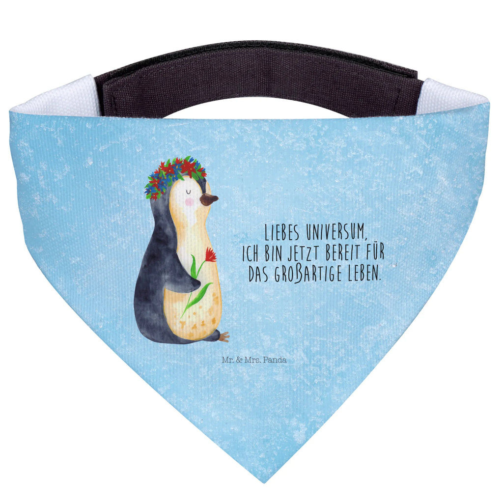 Hundehalstuch Pinguin Blumen Hunde, Mittel, Mittelgroße Hunde, Tuch, Halstuch, Hundehalstuch, Pinguin, Wünsche, Blumenkranz, Geschenkidee, Universum, Ziele, Lebenslust, Pinguine, Liebeskummer, Motivation, Leben, Lebensziele