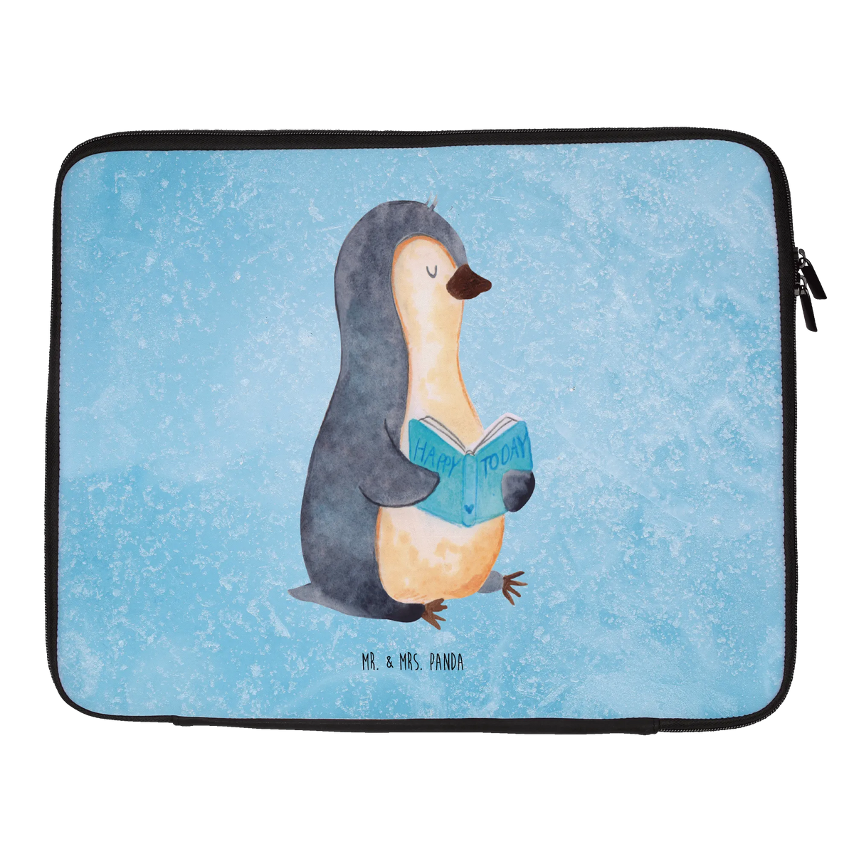 Notebook Tasche Pinguin Buch