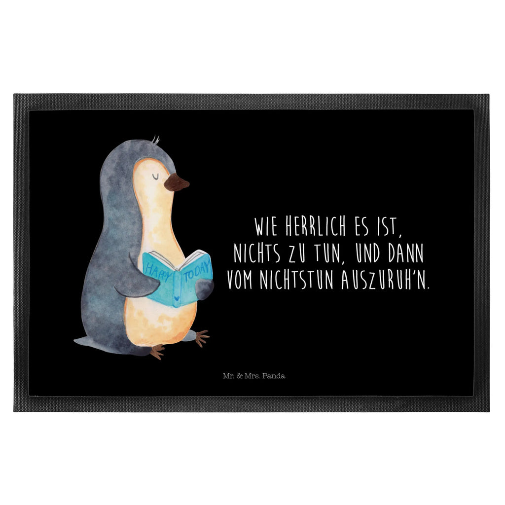 Doormat Penguin A book Penguin, North Pole, Winter, Penguins, reading, vacation, leisure, penguins, bookworm, doing nothing, lazing around, holidays, book