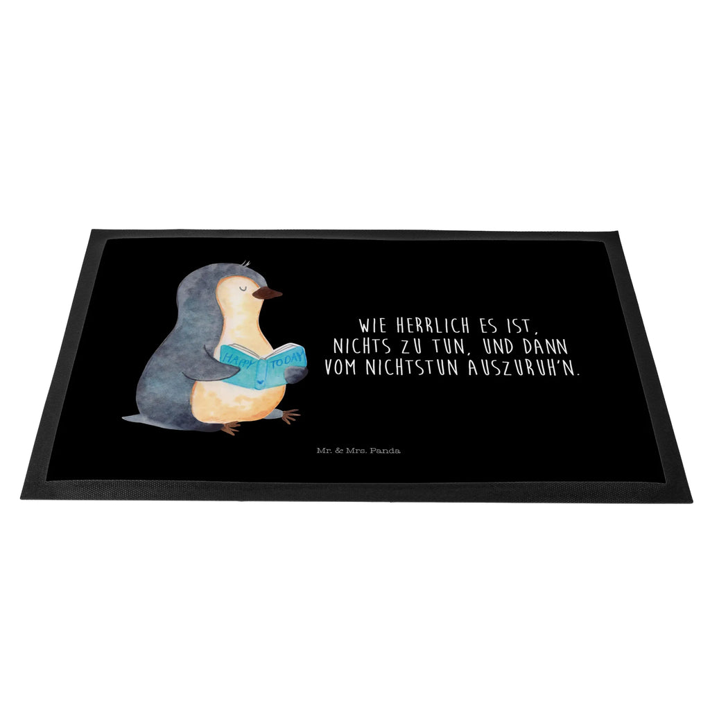 Doormat Penguin A book Penguin, North Pole, Winter, Penguins, reading, vacation, leisure, penguins, bookworm, doing nothing, lazing around, holidays, book