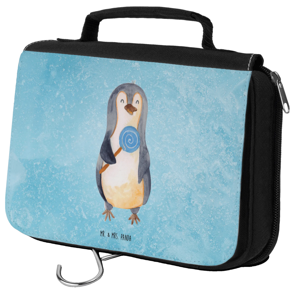 Wash bag Penguin lollipop Cosmetic bag, Toilet bag, To hang up, Gentlemen, Ladies, Wash bag, Penguin, North Pole, Winter, Penguins, lollipop, crook, hoodlum, penguins, candy, slogan, rebel, bullshit