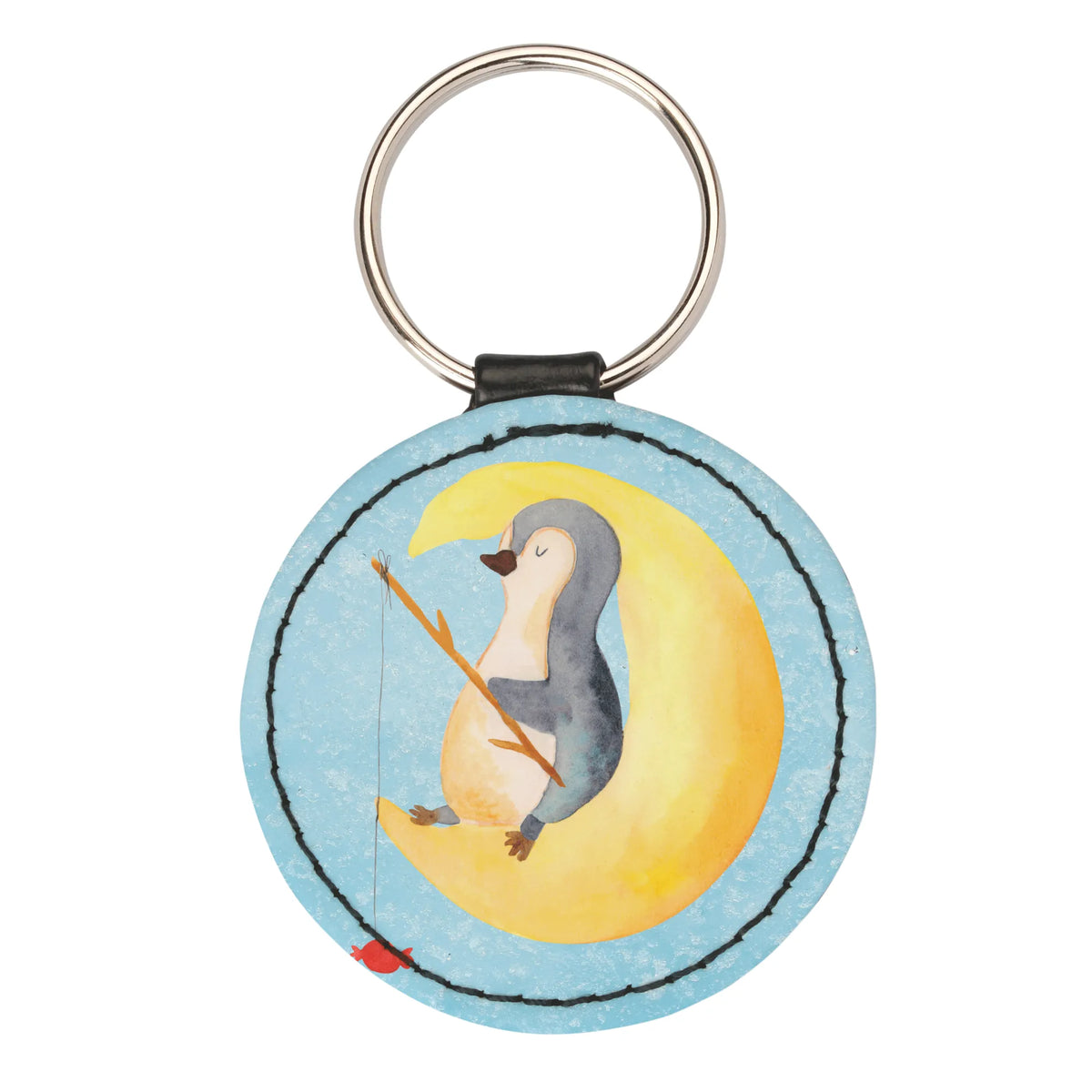 Schlüsselanhänger Pinguin Mond