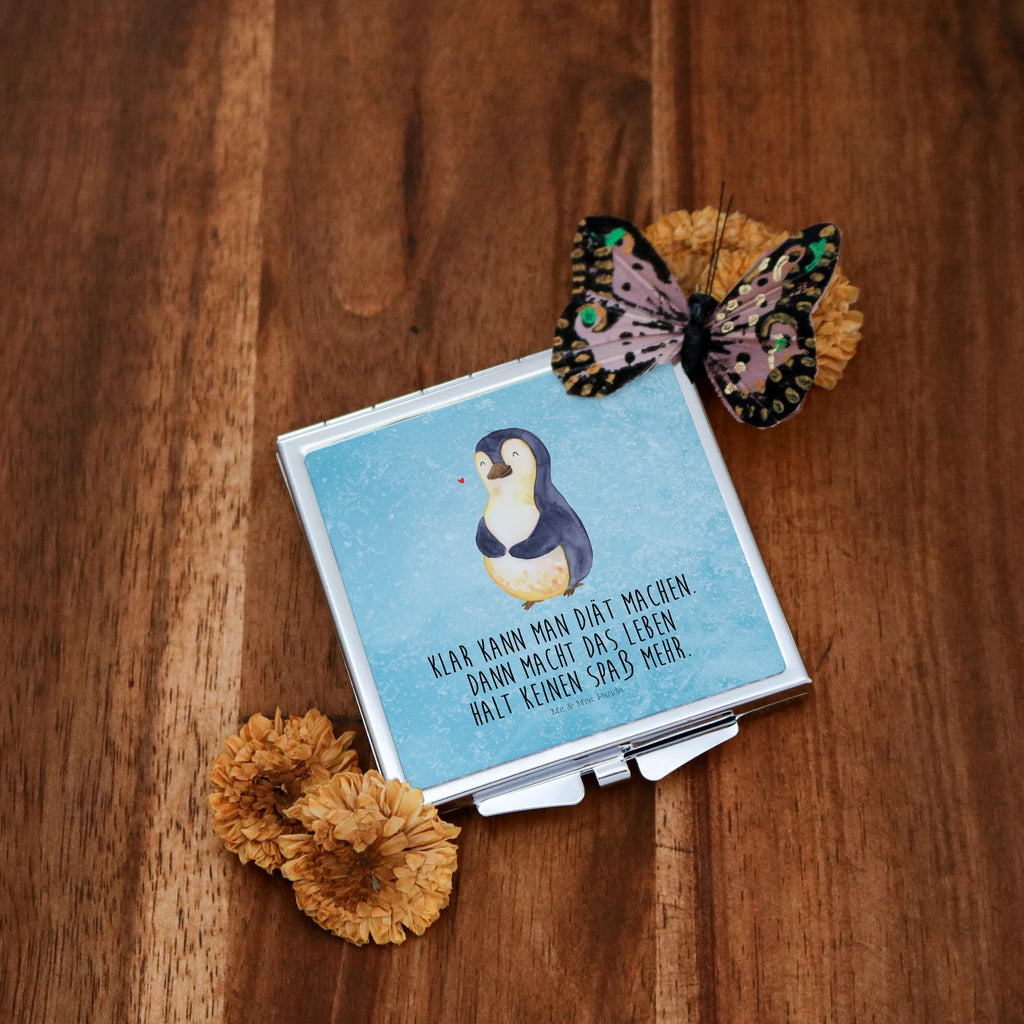 Kwadratowe lusterko do torebki Pingwin dieta Runder Taschenspiegel, Kompaktspiegel, Schminkspiegel To Go, Vintage Kompaktspiegel, Tragbarer Spiegel, Mini Spiegel, Handspiegel Für Damen, Schminkspiegel Kompakt, Reise Spiegel, Quadratischer Handspiegel, Deko Handspiegel, Klappbarer Handspiegel, Klappbarer Taschenspiegel, Spiegel Für Unterwegs, Kosmetikspiegel Klein, Silber, Handspiegel Mit Hülle, Spiegel Für Schminktasche, Design Taschenspiegel, Taschenspiegel, Klappspiegel, Spiegel Für Make-Up Tasche, Handspiegel Zum Mitnehmen, Handspiegel Geschenkidee, Taschen-Kosmetikspiegel, Spiegel Für Handtasche, Handtaschenspiegel, Pinguin, Diät, Pinguine, Selbstliebe, Gewicht, Körperliebe, Abnehmen, Motivation, Abspecken, Selbstrespekt