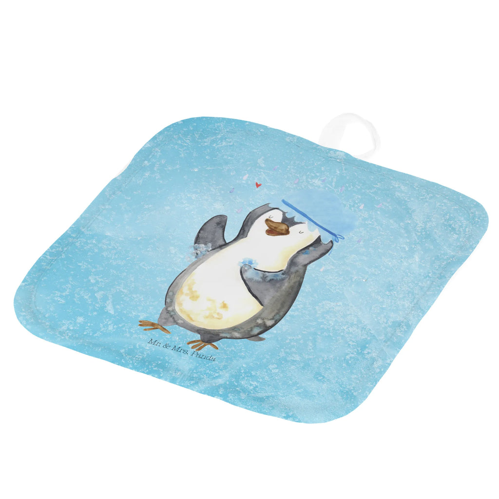 2-elementowy zestaw podkładek pod garnki Pingwin Prysznic Topflappen mit Spruch, Ofenhandschuh, Schöne Topflappen, Topflappen 2er Set, Topflappen Set, Topflappenset, Topfhandschuhe, Topfhandschuh, Topflappen lustig, Topflappen, Topfuntersetzer, Ofenhandschuhe, Pinguin, Motivation, Neustart, Pinguine, Neuanfang, Dusche, duschen, glücklich sein, Lebensmotto