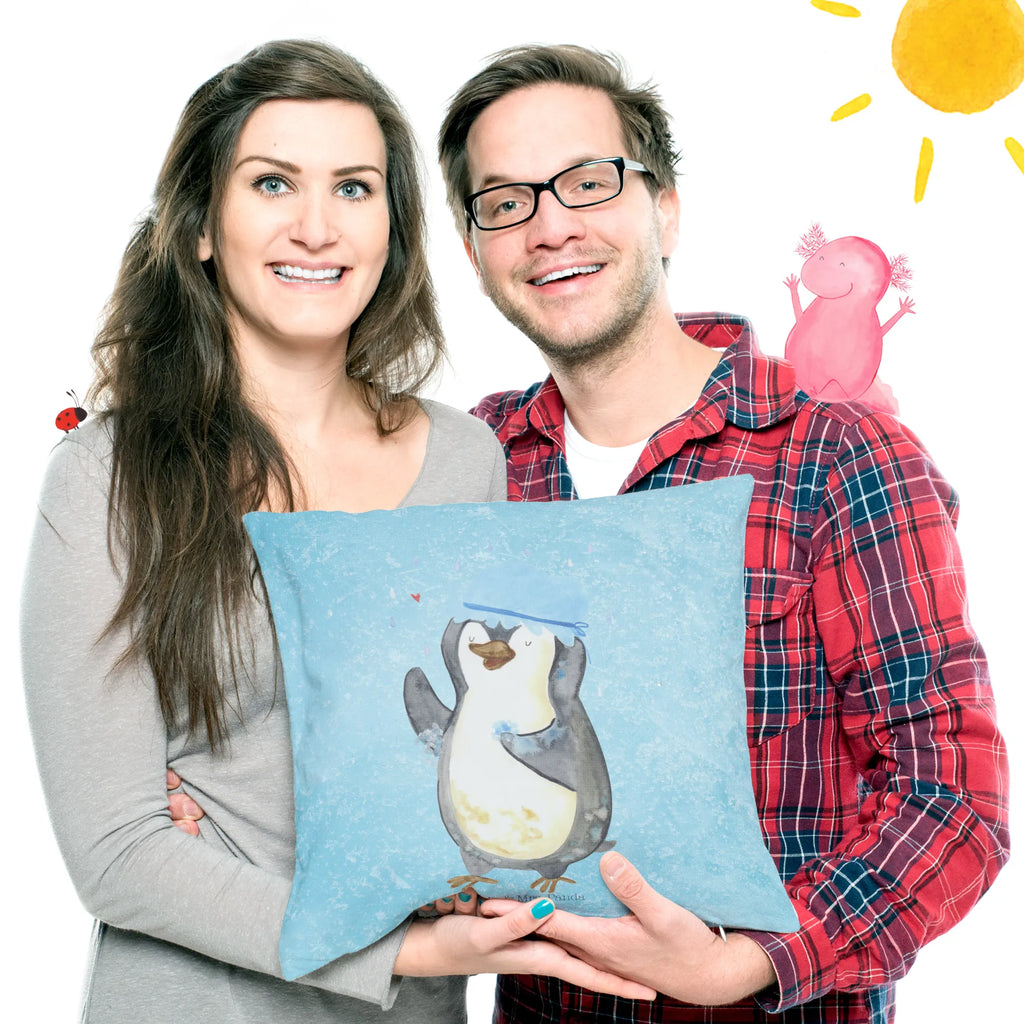 Cushion Penguin have a shower Kissen 40x40, Motivkissen, Kopfkissen 40x40, Zierkissen, Sofakissen, sitzkissen, Kopfkissen, Kissenhülle 40x40, sofakissen, Dekokissen Sofa, Kissen 40x40 Waschbar, Kissenbezüge, Couchkissen, Kissen, Sofakissen 40x40, Dekokissen 40x40, Kissenhülle, Dekokissen, Kissenbezug 40x40, Pinguin, Lebensmotto, glücklich sein, Dusche, Pinguine, Motivation, Neustart, Neuanfang, duschen