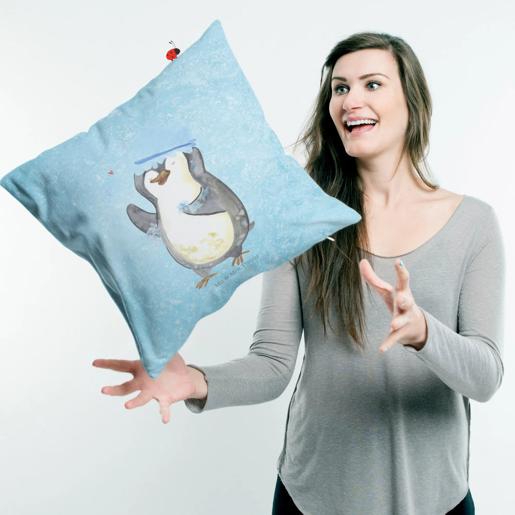 Cushion Penguin have a shower Kissen 40x40, Motivkissen, Kopfkissen 40x40, Zierkissen, Sofakissen, sitzkissen, Kopfkissen, Kissenhülle 40x40, sofakissen, Dekokissen Sofa, Kissen 40x40 Waschbar, Kissenbezüge, Couchkissen, Kissen, Sofakissen 40x40, Dekokissen 40x40, Kissenhülle, Dekokissen, Kissenbezug 40x40, Pinguin, Lebensmotto, glücklich sein, Dusche, Pinguine, Motivation, Neustart, Neuanfang, duschen