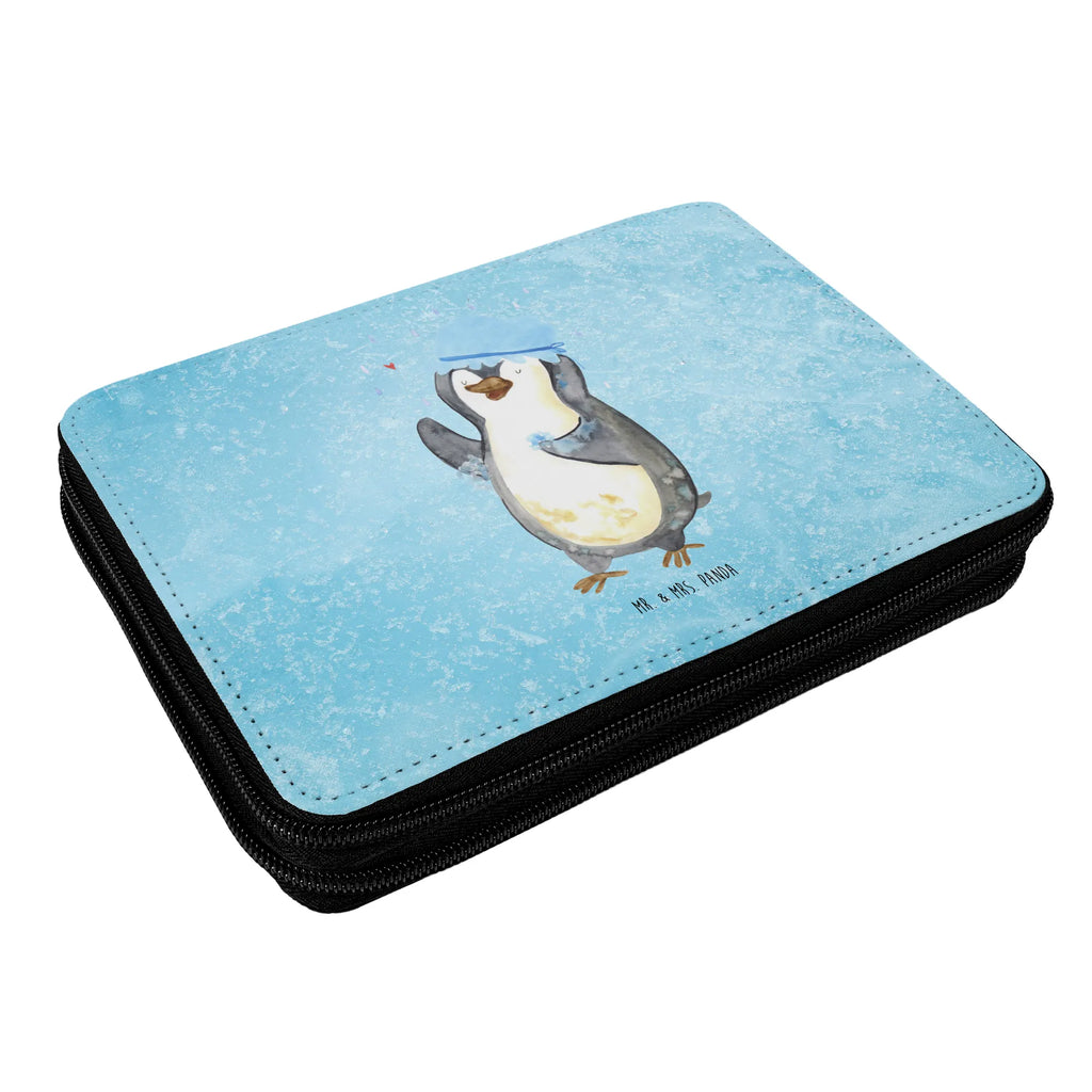 Leather folder Penguin have a shower Stiftetasche, Motiv, Federmappe Einschulung, Stifte Etui, Federmäppchen, Kind, Büro Stifte Etui, Geschenk, Einschulung, Schule, Federmappe, Schülerin, Federmäppchen bedruckt, Kinder Federmappe, Schüler, Grundschule, Bestückte Federmappe, Stifterolle, Pinguin, Pinguine, Neuanfang, Dusche, Lebensmotto, duschen, Neustart, glücklich sein, Motivation