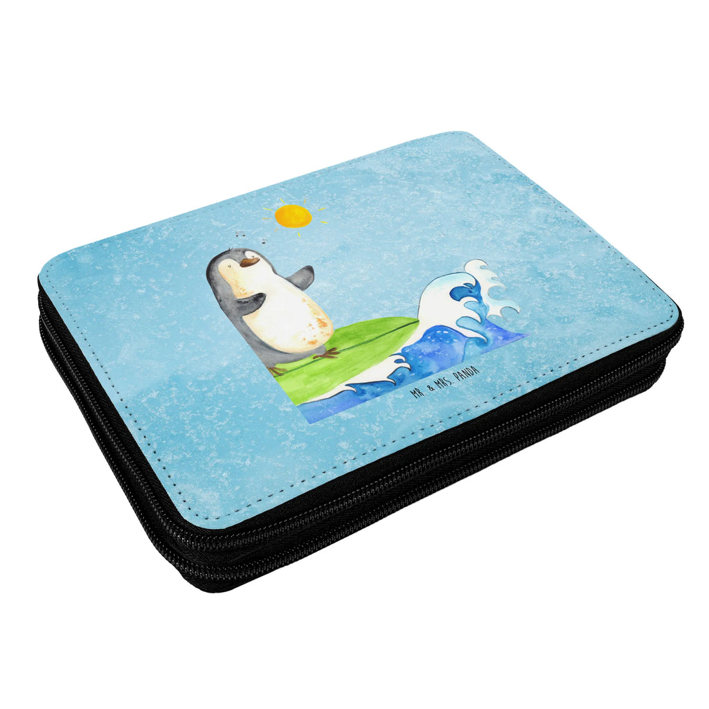 Leather folder Penguin surfer Kinder Federmappe, Büro Stifte Etui, Federmappe Einschulung, Geschenk, Stifterolle, Schülerin, Kind, Grundschule, Federmäppchen bedruckt, Schüler, Federmäppchen, Motiv, Schule, Stiftetasche, Bestückte Federmappe, Stifte Etui, Einschulung, Federmappe, Pinguin, Urlaub, Hawaii, Portugal, Surfer, Wellen, Wellen reiten, Pinguine, surfen