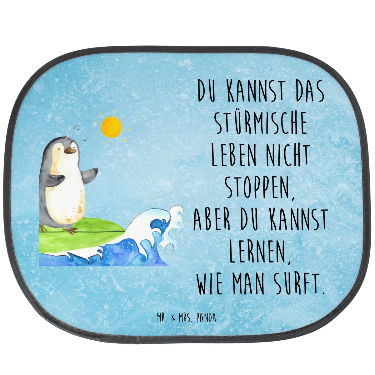 Car sun shade Penguin surfer North Pole, Penguins, wave riding, holidays, penguins, surfing, waves, surfers