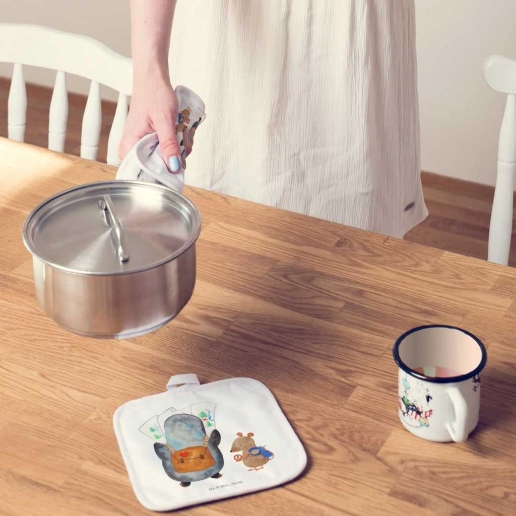 2-elementowy zestaw podkładek pod garnki Pingwin i Mysz Wędrowcy Topflappen Set, Ofenhandschuh, Topfuntersetzer, Topflappen 2er Set, Topflappen lustig, Ofenhandschuhe, Topflappen, Schöne Topflappen, Topflappenset, Topflappen mit Spruch, Topfhandschuh, Topfhandschuhe, Pinguin, Pinguine, Abenteuer, wandern, Abenteurer, Wanderlust, Ausflug, Roadtrip