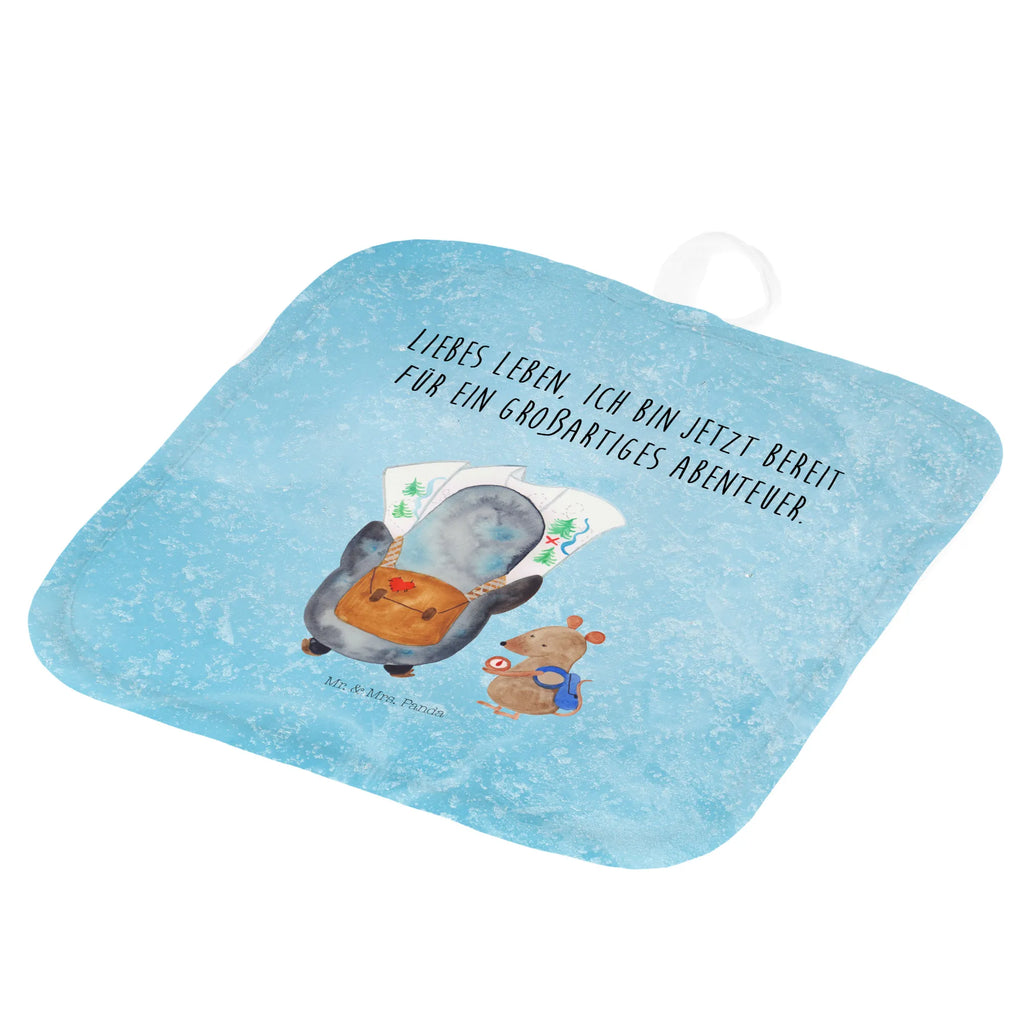 2-elementowy zestaw podkładek pod garnki Pingwin i Mysz Wędrowcy Topflappen Set, Ofenhandschuh, Topfuntersetzer, Topflappen 2er Set, Topflappen lustig, Ofenhandschuhe, Topflappen, Schöne Topflappen, Topflappenset, Topflappen mit Spruch, Topfhandschuh, Topfhandschuhe, Pinguin, Pinguine, Abenteuer, wandern, Abenteurer, Wanderlust, Ausflug, Roadtrip