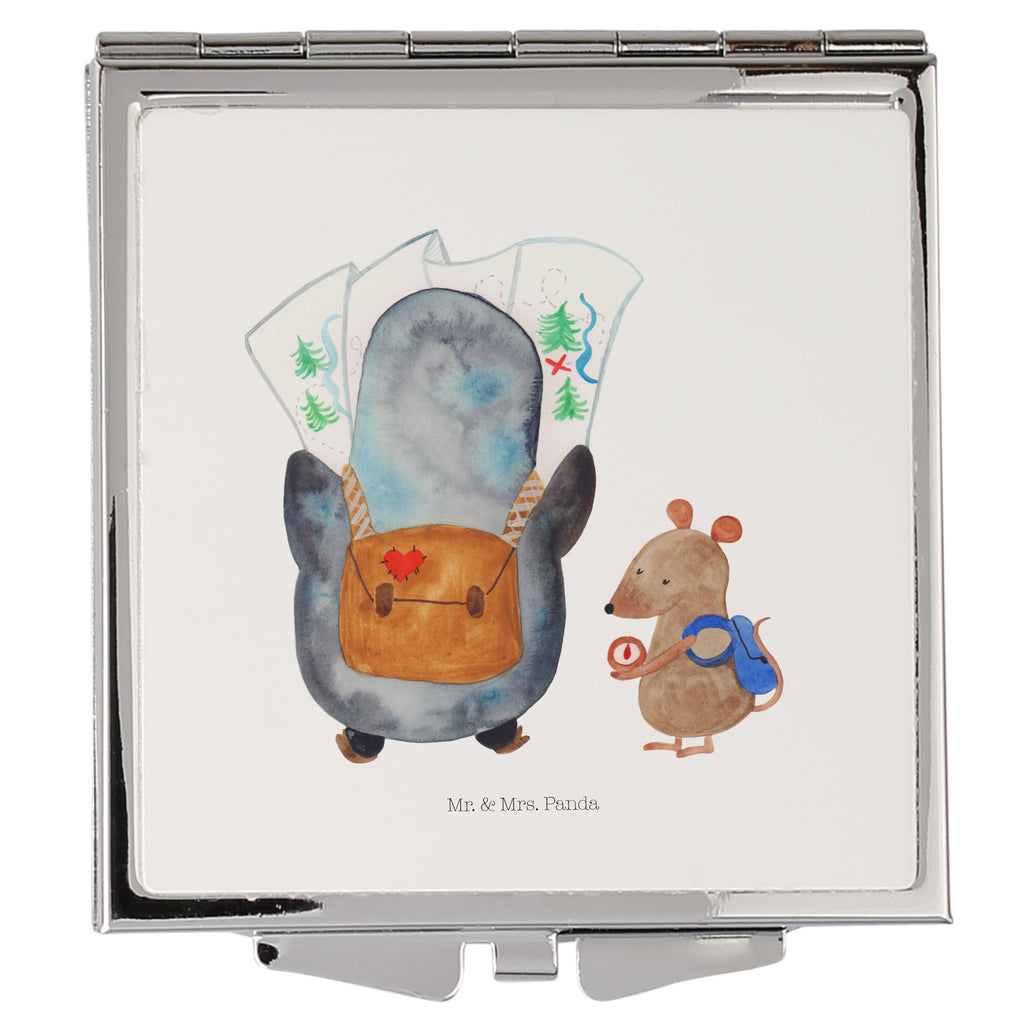 Handtaschenspiegel quadratisch Pinguin & Maus Wanderer Taschenspiegel, Handspiegel Zum Mitnehmen, Kompaktspiegel, Vintage Kompaktspiegel, Handspiegel Für Damen, Runder Taschenspiegel, Handspiegel Geschenkidee, Handspiegel Mit Hülle, Spiegel Für Make-Up Tasche, Spiegel Für Schminktasche, Mini Spiegel, Schminkspiegel To Go, Spiegel Für Unterwegs, Handtaschenspiegel, Deko Handspiegel, Reise Spiegel, Spiegel Für Handtasche, Schminkspiegel Kompakt, Klappspiegel, Tragbarer Spiegel, Design Taschenspiegel, Klappbarer Handspiegel, Klappbarer Taschenspiegel, Kosmetikspiegel Klein, Taschen-Kosmetikspiegel, Quadratischer Handspiegel, Pinguin, Wanderlust, Ausflug, wandern, Pinguine, Abenteurer, Abenteuer, Roadtrip