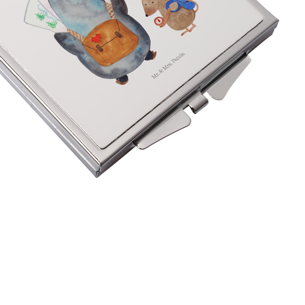 Handtaschenspiegel quadratisch Pinguin & Maus Wanderer Taschenspiegel, Handspiegel Zum Mitnehmen, Kompaktspiegel, Vintage Kompaktspiegel, Handspiegel Für Damen, Runder Taschenspiegel, Handspiegel Geschenkidee, Handspiegel Mit Hülle, Spiegel Für Make-Up Tasche, Spiegel Für Schminktasche, Mini Spiegel, Schminkspiegel To Go, Spiegel Für Unterwegs, Handtaschenspiegel, Deko Handspiegel, Reise Spiegel, Spiegel Für Handtasche, Schminkspiegel Kompakt, Klappspiegel, Tragbarer Spiegel, Design Taschenspiegel, Klappbarer Handspiegel, Klappbarer Taschenspiegel, Kosmetikspiegel Klein, Taschen-Kosmetikspiegel, Quadratischer Handspiegel, Pinguin, Wanderlust, Ausflug, wandern, Pinguine, Abenteurer, Abenteuer, Roadtrip