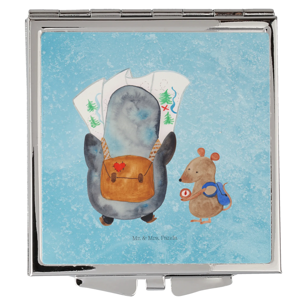 Handtaschenspiegel quadratisch Pinguin & Maus Wanderer Taschenspiegel, Handspiegel Zum Mitnehmen, Kompaktspiegel, Vintage Kompaktspiegel, Handspiegel Für Damen, Runder Taschenspiegel, Handspiegel Geschenkidee, Handspiegel Mit Hülle, Spiegel Für Make-Up Tasche, Spiegel Für Schminktasche, Mini Spiegel, Schminkspiegel To Go, Spiegel Für Unterwegs, Handtaschenspiegel, Deko Handspiegel, Reise Spiegel, Spiegel Für Handtasche, Schminkspiegel Kompakt, Klappspiegel, Tragbarer Spiegel, Design Taschenspiegel, Klappbarer Handspiegel, Klappbarer Taschenspiegel, Kosmetikspiegel Klein, Taschen-Kosmetikspiegel, Quadratischer Handspiegel, Pinguin, Wanderlust, Ausflug, wandern, Pinguine, Abenteurer, Abenteuer, Roadtrip