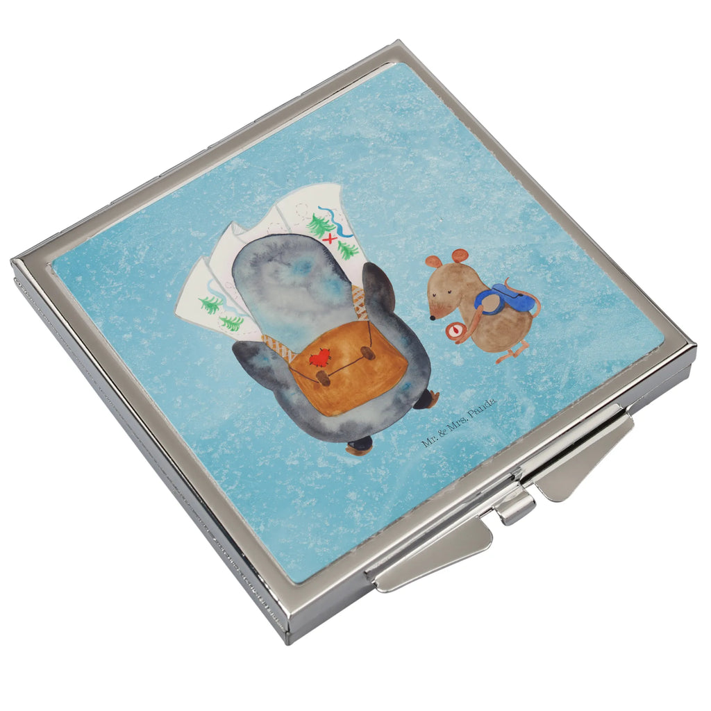 Handtaschenspiegel quadratisch Pinguin & Maus Wanderer Taschenspiegel, Handspiegel Zum Mitnehmen, Kompaktspiegel, Vintage Kompaktspiegel, Handspiegel Für Damen, Runder Taschenspiegel, Handspiegel Geschenkidee, Handspiegel Mit Hülle, Spiegel Für Make-Up Tasche, Spiegel Für Schminktasche, Mini Spiegel, Schminkspiegel To Go, Spiegel Für Unterwegs, Handtaschenspiegel, Deko Handspiegel, Reise Spiegel, Spiegel Für Handtasche, Schminkspiegel Kompakt, Klappspiegel, Tragbarer Spiegel, Design Taschenspiegel, Klappbarer Handspiegel, Klappbarer Taschenspiegel, Kosmetikspiegel Klein, Taschen-Kosmetikspiegel, Quadratischer Handspiegel, Pinguin, Wanderlust, Ausflug, wandern, Pinguine, Abenteurer, Abenteuer, Roadtrip