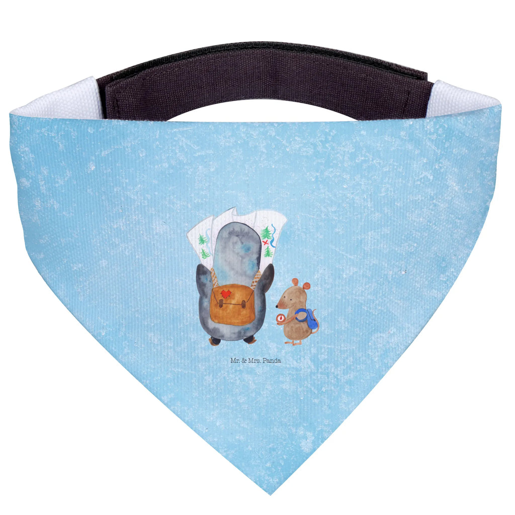 Chusta na szyję dla psa L Pingwin i Mysz Wędrowcy Halstuch, Hundehalstuch, Mittelgroße Hunde, Mittel, Hunde, Tuch, Pinguin, Wanderlust, Abenteurer, Wandern, Ausflug, Abenteuer, Pinguine, Roadtrip