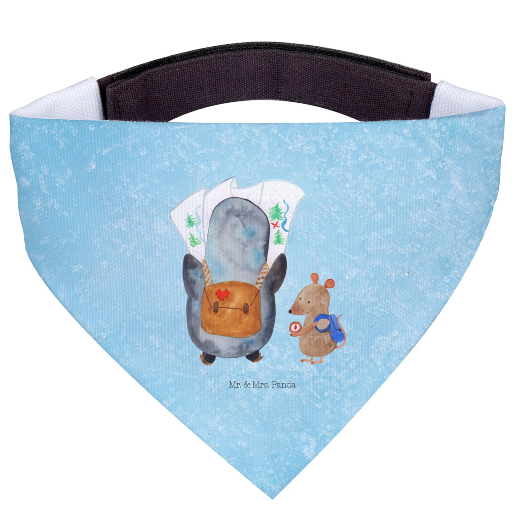 Chusta na szyję dla psa L Pingwin i Mysz Wędrowcy Halstuch, Hundehalstuch, Mittelgroße Hunde, Mittel, Hunde, Tuch, Pinguin, Wanderlust, Abenteurer, Wandern, Ausflug, Abenteuer, Pinguine, Roadtrip