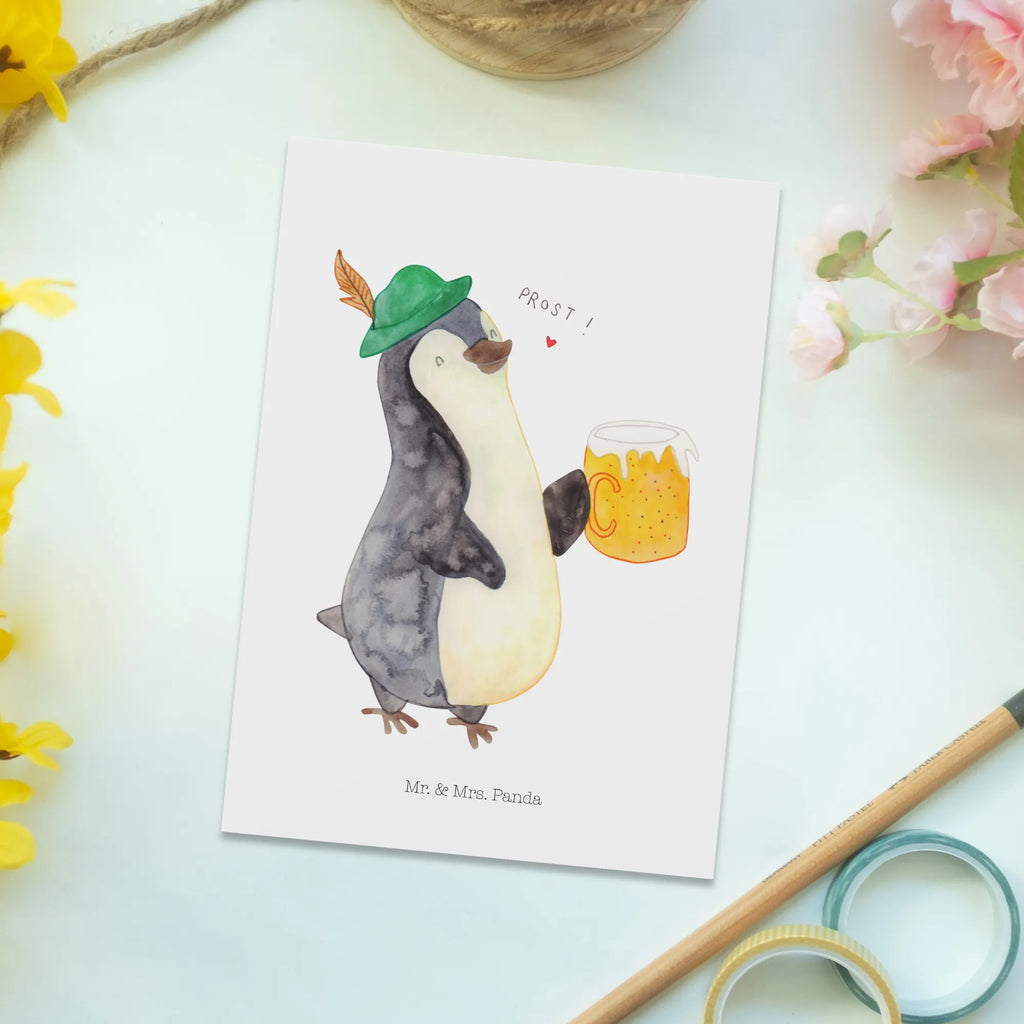 Postkarte Pinguin Bier einzelkarte, Postkarten, Postkarte, bildkarte, Designkarte, spruchkarte, Fotokarte, Kunstkarten, Ansichtskarte, kunstkarte, Motivkarte, Ansichtskarten, Grußkarte, Pinguin, Pinguine, Oktoberfest, Bier