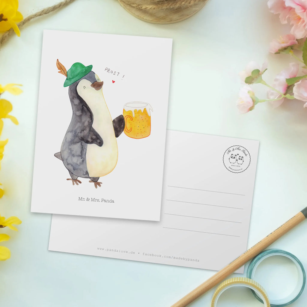 Postkarte Pinguin Bier einzelkarte, Postkarten, Postkarte, bildkarte, Designkarte, spruchkarte, Fotokarte, Kunstkarten, Ansichtskarte, kunstkarte, Motivkarte, Ansichtskarten, Grußkarte, Pinguin, Pinguine, Oktoberfest, Bier