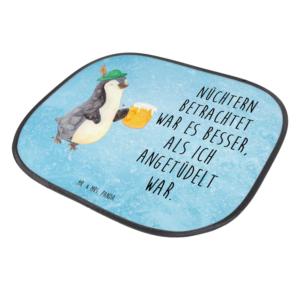 Car sun shade Penguin Beer sun protection, family, car, back seat, windows, sun visor, children, gift, Penguin, North Pole, Winter, Penguins, penguins, Oktoberfest, beer