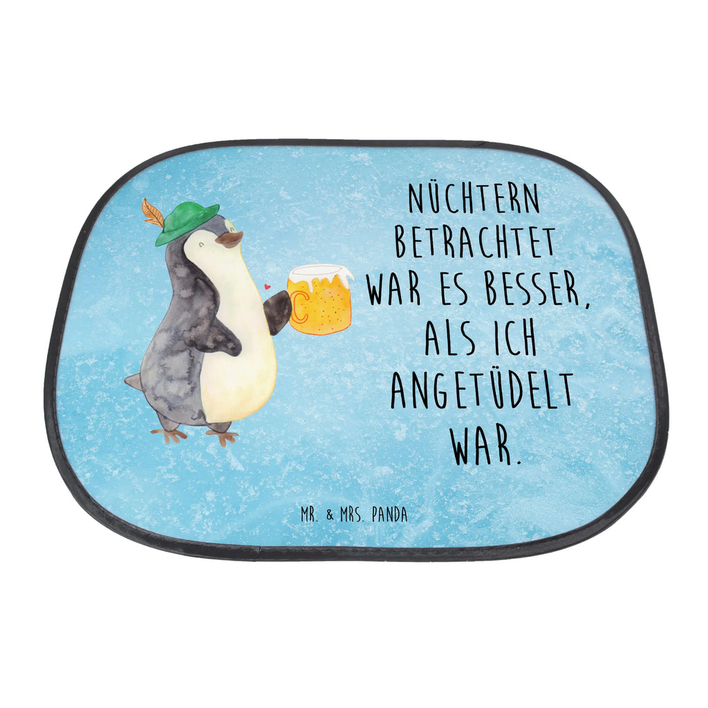 Car sun shade Penguin Beer sun protection, family, car, back seat, windows, sun visor, children, gift, Penguin, North Pole, Winter, Penguins, penguins, Oktoberfest, beer
