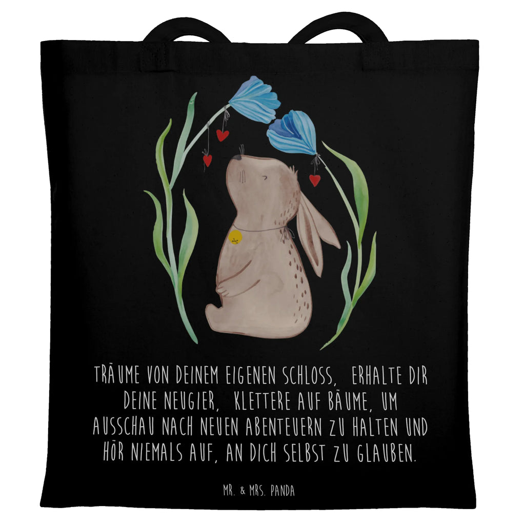 Tragetasche Hase Blume Stoffbeutel, Badetasche, Einkaufstüte, Beuteltasche, Stofftasche, Jutetasche, Beutel, Jutebeutel, Einkaufstasche, Schultertasche, Tasche, Tragetasche, Laptoptasche, Strandtasche, Shopper, Umhängetasche, Ostern, Osterhase, Ostergeschenke, Osternest, Osterdeko, Geschenke zu Ostern, Ostern Geschenk, Ostergeschenke Kinder, Ostern Kinder, Schwangerschaft, Kind, Hase, Hoffnung, Kaninchen, Kindergeburtstag, Taufe, erstes Kind, Geburtstag, Träume, Taufgeschenk, Geburt