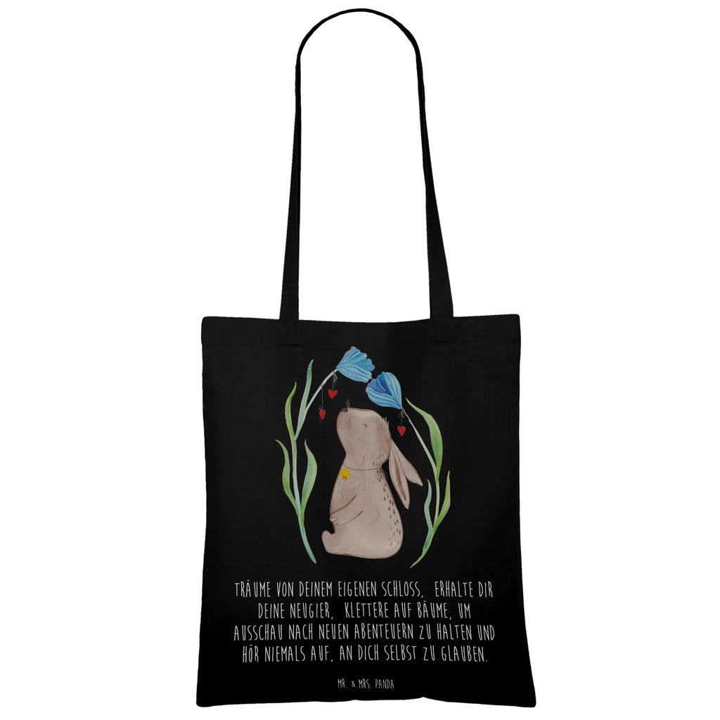 Tragetasche Hase Blume Stoffbeutel, Badetasche, Einkaufstüte, Beuteltasche, Stofftasche, Jutetasche, Beutel, Jutebeutel, Einkaufstasche, Schultertasche, Tasche, Tragetasche, Laptoptasche, Strandtasche, Shopper, Umhängetasche, Ostern, Osterhase, Ostergeschenke, Osternest, Osterdeko, Geschenke zu Ostern, Ostern Geschenk, Ostergeschenke Kinder, Ostern Kinder, Schwangerschaft, Kind, Hase, Hoffnung, Kaninchen, Kindergeburtstag, Taufe, erstes Kind, Geburtstag, Träume, Taufgeschenk, Geburt