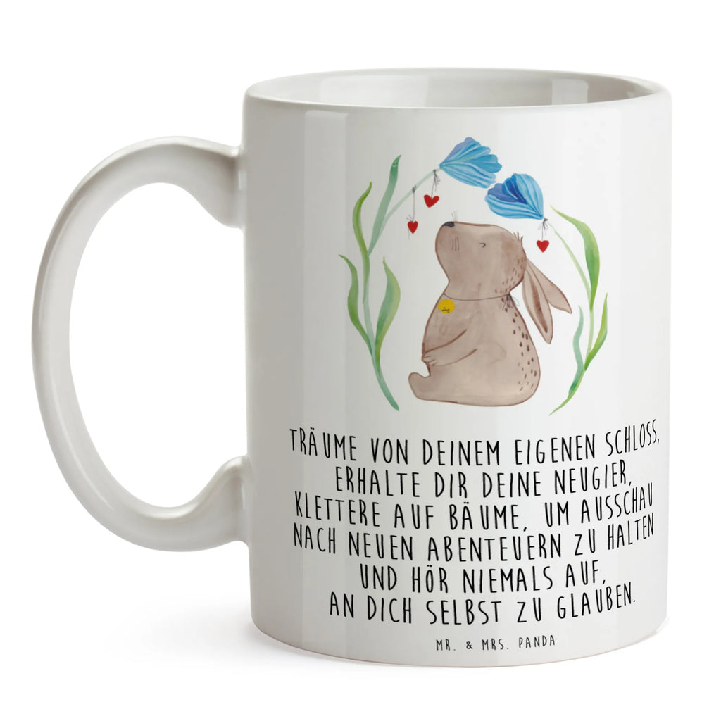 Kubek królik kwiat Porzellantasse, Tasse, Tasse mit Zitaten, Teetasse, Keramiktasse, Geschenktasse, Tasse mit Motiven, Kaffeetasse, Bürotasse, Ostern, Osterhase, Ostergeschenke, Osternest, Osterdeko, Geschenke zu Ostern, Ostern Geschenk, Ostergeschenke Kinder, Ostern Kinder, Schwangerschaft, Hoffnung, Taufgeschenk, Hase, Kaninchen, Taufe, Kindergeburtstag, Geburt, Geburtstag, Träume, Kind, erstes Kind