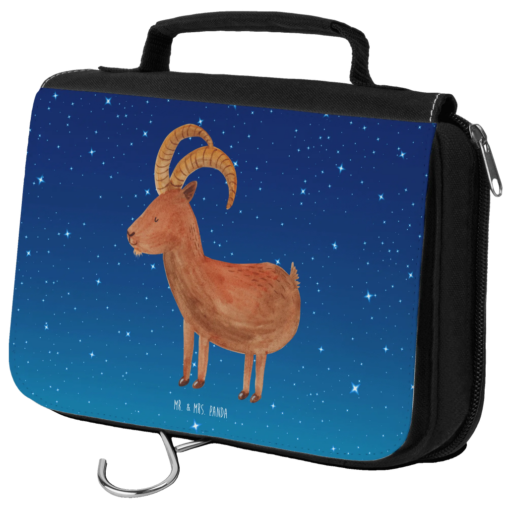 Wash bag Star sign Capricorn Toilet bag, Ladies, Cosmetic bag, Wash bag, Gentlemen, To hang up, constellations, birthdays, astrology, zodiac, date of birth, month of birth, Goat, Capricorn, Birthday January, Gift January, Birthday December, Gift December, Capricorn star sign, Capricorn gift