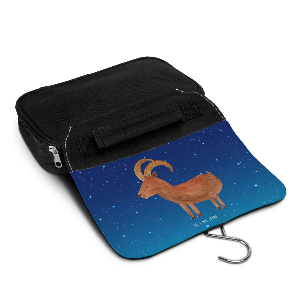 Wash bag Star sign Capricorn Toilet bag, Ladies, Cosmetic bag, Wash bag, Gentlemen, To hang up, constellations, birthdays, astrology, zodiac, date of birth, month of birth, Goat, Capricorn, Birthday January, Gift January, Birthday December, Gift December, Capricorn star sign, Capricorn gift