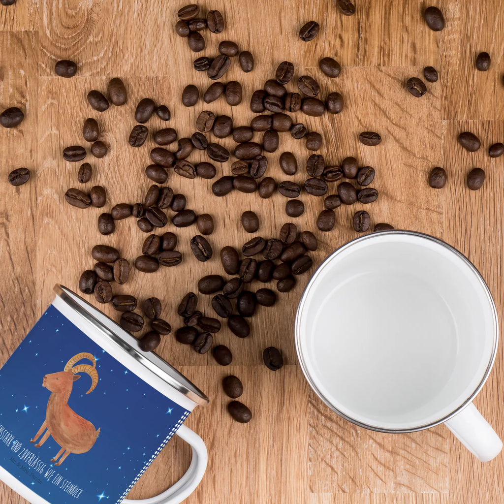 Enamel camping mug Star sign Capricorn enamel mug, outdoor cup, tin coffee cup, camp coffee mug, camping metal cup, adventure mug, enamel drinking mug, stainless steel drinking cup, campfire mug, hiking mug, metal camping mug, metal cup, camper mug, lightweight camping mug, travel mug, camping mug, bushcraft mug, backpacking mug, steel mug for camping, enamel camping cup, constellations, birthdays, astrology, zodiac, date of birth, month of birth, Birthday January, Gift January, Capricorn gift, Gift December, Capricorn, Birthday December, Goat, Capricorn star sign
