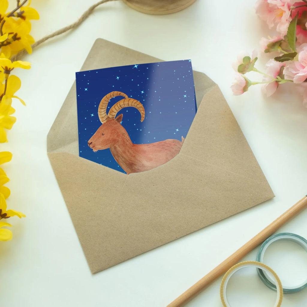 Kartka okolicznościowa Znak zodiaku koziorożec Ansichtskarten, Grußkarte, Hochzeitskarte, Geburtstagskarte, Einladungskarte, Karte, Klappkarte, Glückwunschkarte, Tierkreiszeichen, Sternzeichen, Horoskop, Astrologie, Aszendent, Steinböcke, Geburtstag Dezember, Geschenk Januar, Bock, Geburtstag Januar, Steinbock Sternzeichen, Ziege, Steinbock Geschenk, Geschenk Dezember