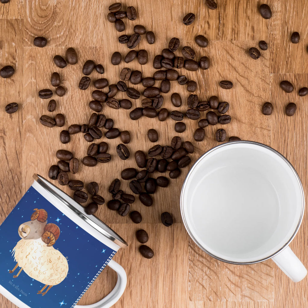 Kempingowy kubek emaliowany znak zodiaku Baran Emailletasse, metallbecher, Becher, Tasse Emaille, Tasse, Kaffeetasse, blechbecher, Pott, emaillebecher, becher emaille, wanderbecher, Kaffeebecher, Emaille Tasse, Teebecher, Trinkbecher, Campingbecher, Reisebecher, Metalltasse, reisetasse, Emaille Becher, Teetasse, Campingtasse, Blechtasse, wandertasse, Horoskop, Astrologie, Aszendent, Sternzeichen, Tierkreiszeichen, Schafbock, Geschenk April, Geburtstag April, Widder Sternzeichen, Widder Geschenk, Bock, Geburtstag März, Geschenk März