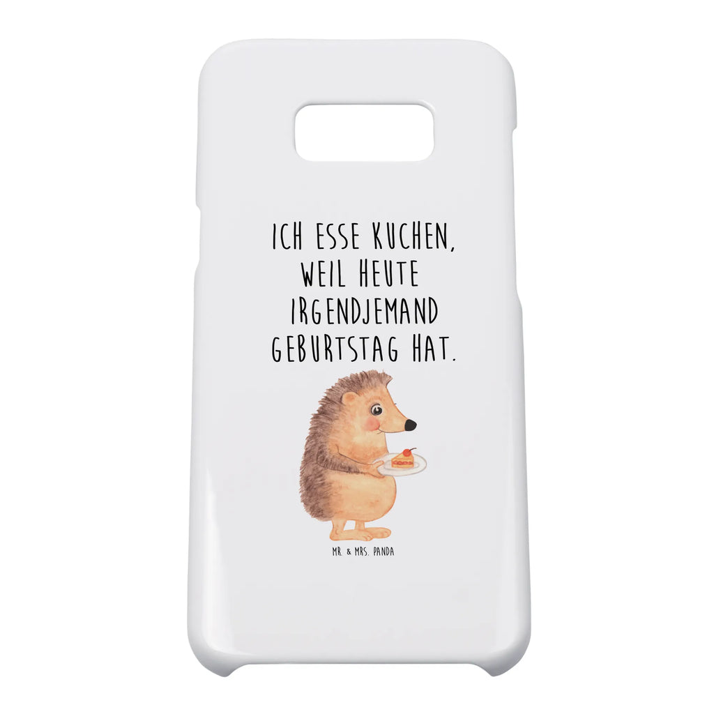 Phone case Hedgehog piece of cake mobile phone, Iphone X, cover, mobile phone case, mobile cover, case, Iphone 10, small animals, cute, funny, cute animal motives, hand drawn, small world, funny sayings, good mood, happy, gifts, gift ideas, special gifts, animal lover, card, bake cake, hedgehog, baking gift, cake, food saying, invitation party, birthday cake