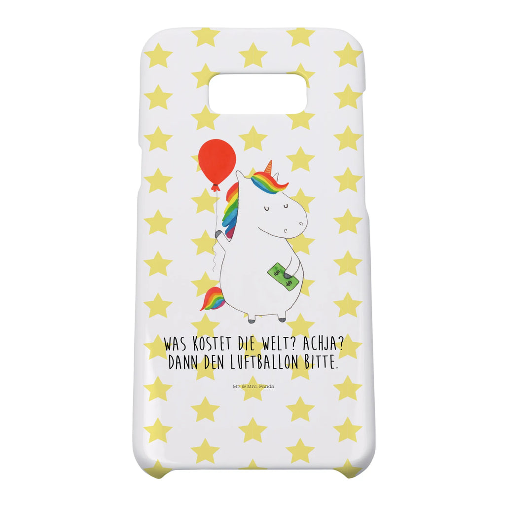 Etui na iPhone 10 Jednorożec Balon Hülle, Cover, Iphone 10, Iphone X, Handyhülle, Handy, Handy Case, Handycover, Einhorn Deko, Einhorn, Einhörner, Unicorn, Freundin, Luftballon, Freude, Geld, Geschenk, Lebenslust