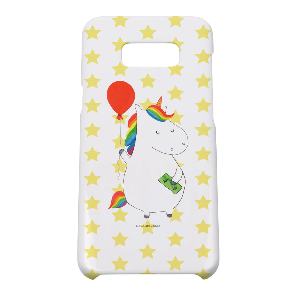 Etui na iPhone 10 Jednorożec Balon Hülle, Cover, Iphone 10, Iphone X, Handyhülle, Handy, Handy Case, Handycover, Einhorn Deko, Einhorn, Einhörner, Unicorn, Freundin, Luftballon, Freude, Geld, Geschenk, Lebenslust