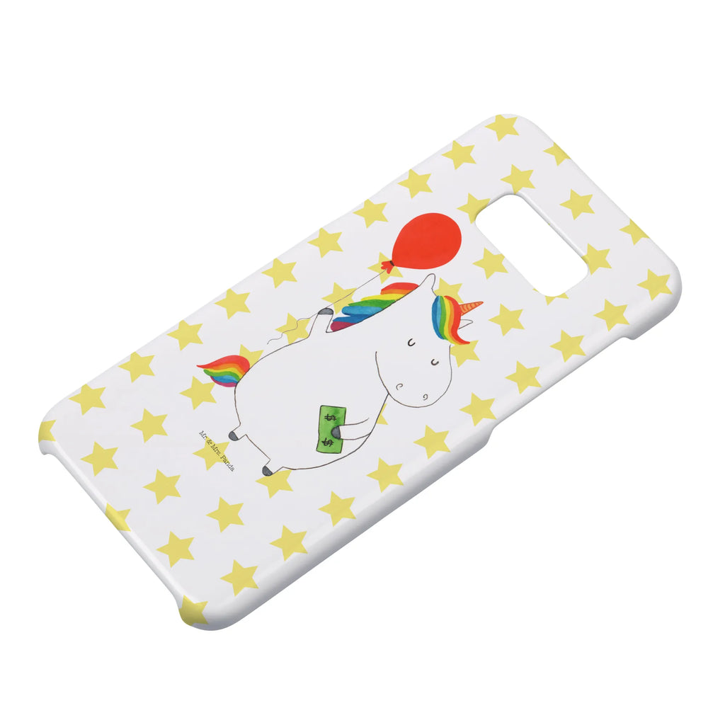 Etui na iPhone 10 Jednorożec Balon Hülle, Cover, Iphone 10, Iphone X, Handyhülle, Handy, Handy Case, Handycover, Einhorn Deko, Einhorn, Einhörner, Unicorn, Freundin, Luftballon, Freude, Geld, Geschenk, Lebenslust