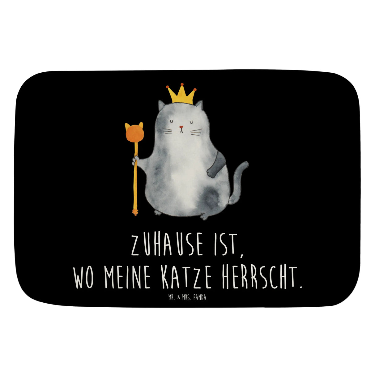 Bath mat Cat king meow, kitten, housecat, mama cat, love cats, cat image, cat fan, cat lover, cat fancier, cat decoration, gift for cat lover, cat owner, funny cats, cat sayings, cat motto, funny cat gifts, fan merchandise, cat stuff, animal lover, tomcat, kitty, moving in, tenement, apartment, king, pussy, pet, first own apartment, move