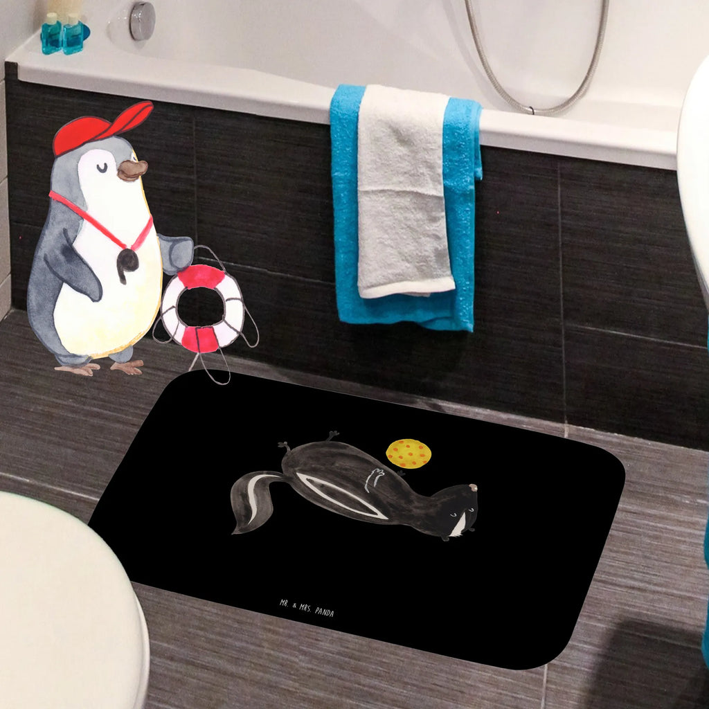 Badematte Stinktier Ball Duschvorleger, Badezimmer Matte, Badematte, badezimmermatten, badezimmer läufer, Badvorleger, wannenvorleger, duschmatten, Bad Fußmatte, fußmatte bad, Teppich Fürs Bad, duschmatte, badezimmermatte, badezimmervorleger, Badläufer, teppich für bad, badezimmerteppiche, bad läufer, badmatten, Badezimmerteppich, Badteppich, rutschfeste matte, Stinktier, Skunk, Weisheit, Verspielt, Stinki, Wildtier, Stinker, Raubtier