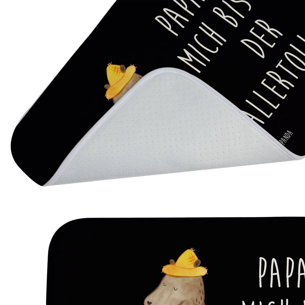 Badematte Bären mit Hut Badezimmer Matte, badmatten, badezimmervorleger, bad läufer, Badteppich, Badezimmerteppich, Duschvorleger, duschmatten, duschmatte, Badematte, badezimmermatte, fußmatte bad, badezimmerteppiche, wannenvorleger, Badvorleger, badezimmermatten, rutschfeste matte, Bad Fußmatte, teppich für bad, Teppich Fürs Bad, Badläufer, badezimmer läufer, Familie, Vatertag, Schwester, Muttertag, Bruder, Papa, Oma, Mama, Opa, Sohn, Family, Vater, Vorbild, Bär, Dad, Papi, Lieblingsmensch, Kind, Söhne, Bären, Paps, Kinder, Daddy, Vater-Sohn