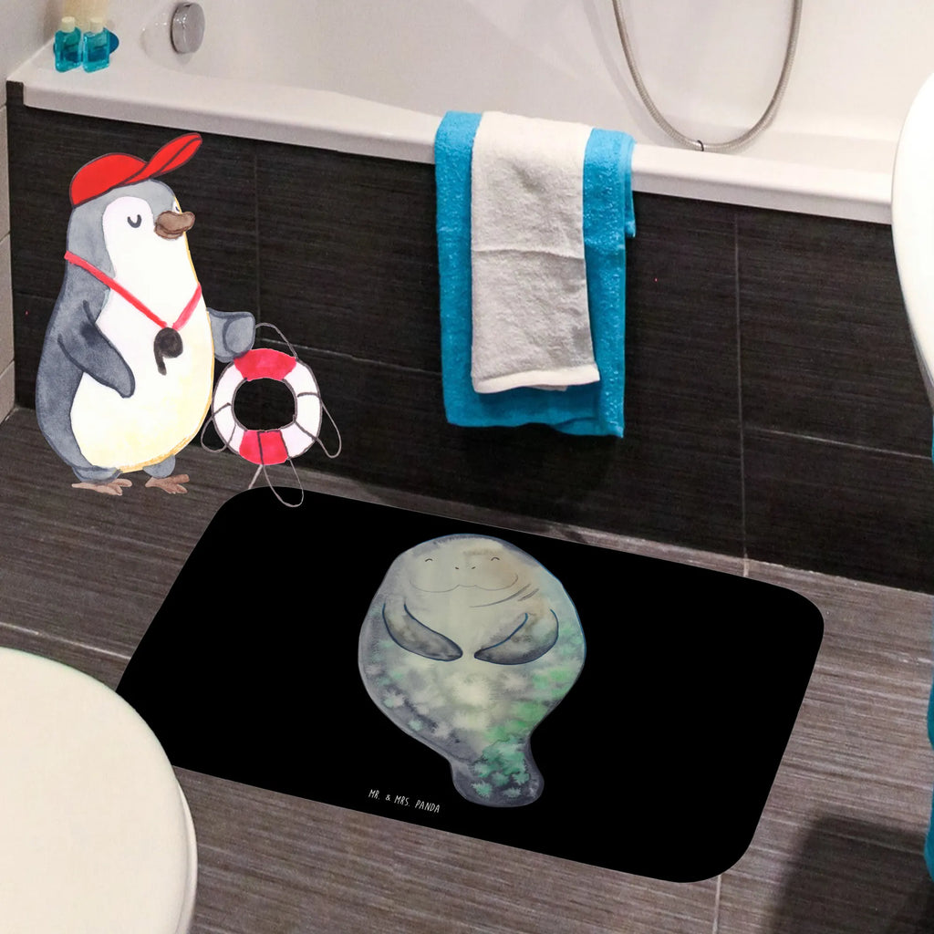 Bath mat manatee happy Shower mat, Bath mat, non-slip, Bath rug, Seafood, aquatic animals, ocean, sea, fish, shells, corals, reef, whale, narwhal, sea urchin, lobster, platypus, turtle, manatee, crocodile, orca, shrimp, gifts for seafood lovers, water world, underwater animals, underwater world, vacation, deep sea, seafood fans, gift ideas, seafood decoration, seafood posters, New beginning, Girlfriend, Lovesickness, Manatee, Carefulness, Satisfaction, Self-love, New start, Manatees, Respect