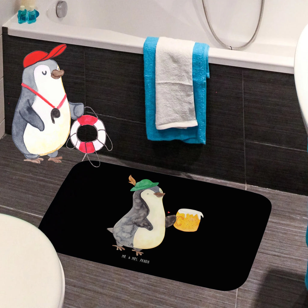 Bath mat Penguin Beer Shower mat, Bath mat, Bath rug, non-slip, Penguin, North Pole, Winter, Penguins, beer, penguins, Oktoberfest