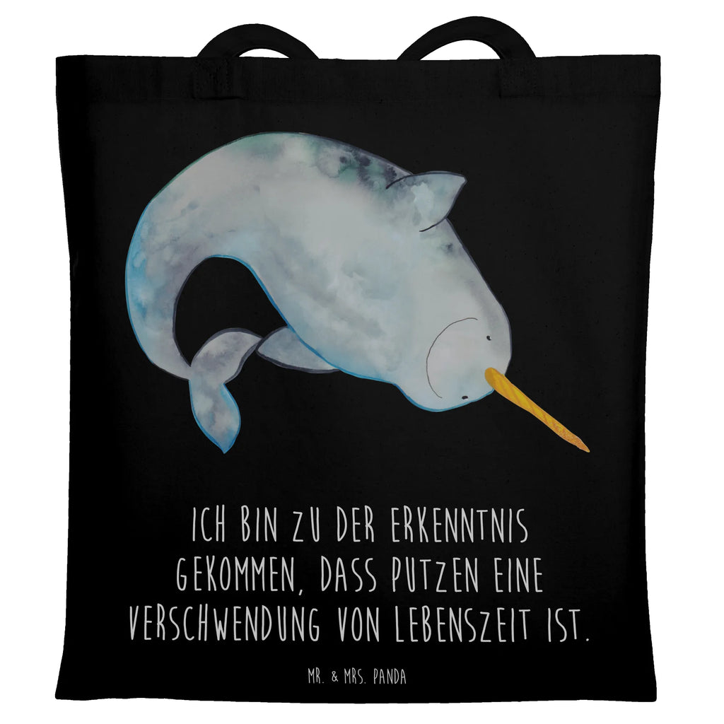 Tote bag Narwhal Beutel, Tragetasche, Einkaufstasche, Jutetasche, Beuteltasche, Schultertasche, Tasche, Shopper, Strandtasche, Jutebeutel, Laptoptasche, Badetasche, Stofftasche, Umhängetasche, Stoffbeutel, Einkaufstüte, Meerestiere, Meer, Urlaub, Kinderzimmer, Narwal, Wal, aufräumen, Junggesellin, Hausfrau, Putzen