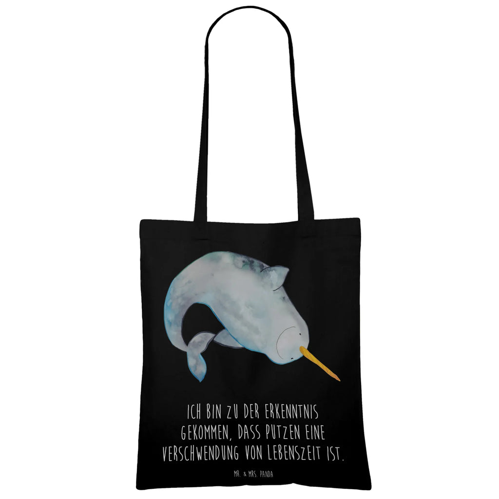 Tote bag Narwhal Beutel, Tragetasche, Einkaufstasche, Jutetasche, Beuteltasche, Schultertasche, Tasche, Shopper, Strandtasche, Jutebeutel, Laptoptasche, Badetasche, Stofftasche, Umhängetasche, Stoffbeutel, Einkaufstüte, Meerestiere, Meer, Urlaub, Kinderzimmer, Narwal, Wal, aufräumen, Junggesellin, Hausfrau, Putzen