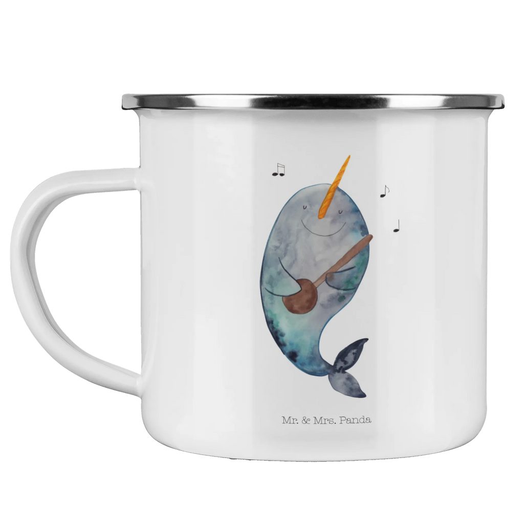 Kempingowy kubek emaliowany narwal Gitara Campingtasse, blechbecher, Teebecher, Tasse Emaille, Emaille Tasse, Campingbecher, Teetasse, wanderbecher, Reisebecher, Kaffeetasse, wandertasse, Pott, Tasse, becher emaille, Metalltasse, reisetasse, Becher, Emailletasse, Emaille Becher, Trinkbecher, emaillebecher, metallbecher, Blechtasse, Kaffeebecher, Meerestiere, Urlaub, Meer, Problemlösung, Wal, Narwal, Tanzen, Gitarre, Frust, Probleme, Gespräche