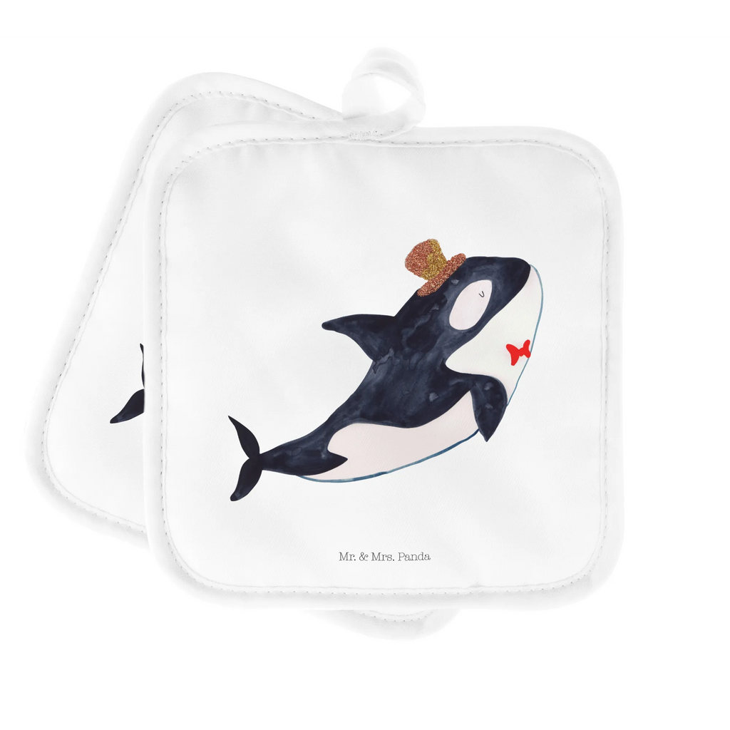 2er Set Topflappen  Orca Zylinder Topflappen 2er Set, Topfuntersetzer, Topflappen, topfhalter, Topfhandschuhe, 2er Set Topflappen, Topflappen Set, Topflappenset, Meerestiere, Urlaub, Meer, Geburtstag, Glückwunsch, Narwal, Orca, Fest, Glitzer, Glitter, Feier, Konfetti, Fete
