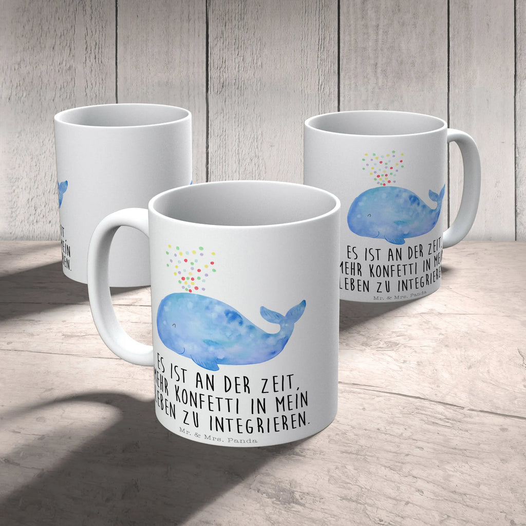 Mug whale confetti Tasse, Kaffeetasse, Teetasse, Becher, Kaffeebecher, Teebecher, Keramiktasse, Porzellantasse, Büro Tasse, Geschenk Tasse, Tasse Sprüche, Tasse Motive, Kaffeetassen, Tasse bedrucken, Designer Tasse, Cappuccino Tassen, Schöne Teetassen, Meerestiere, Meer, Urlaub, Wal, Konfetti, Wale, Motivation, Neuanfang, Trennung, Diät, Abnehmen, Neustart, Lebensabschnitt, Geburtstag